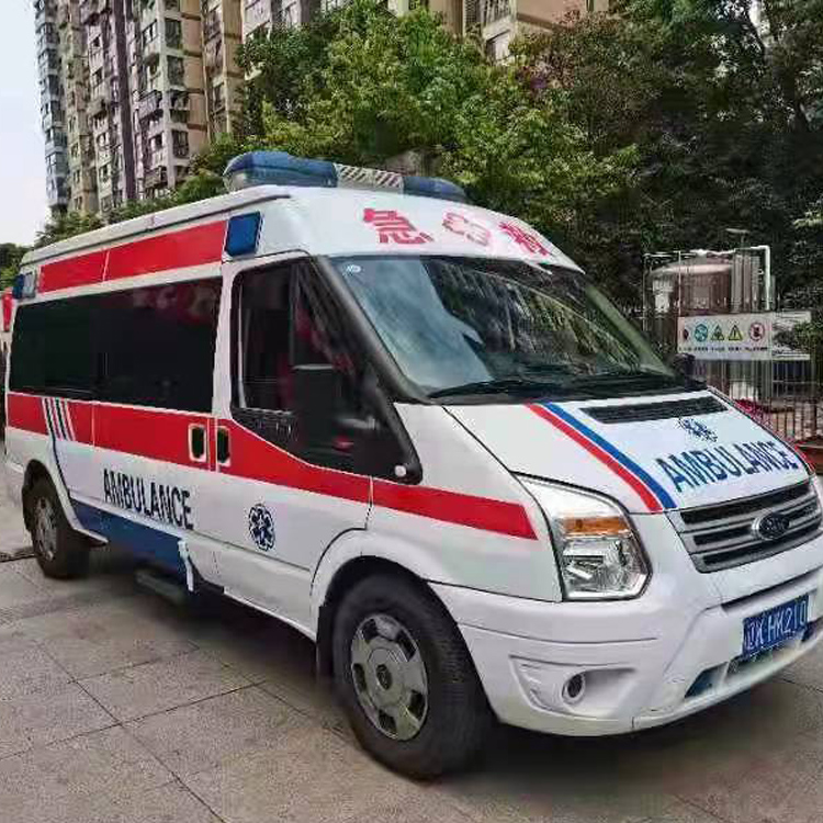 灵台长途救护车护送病人返乡